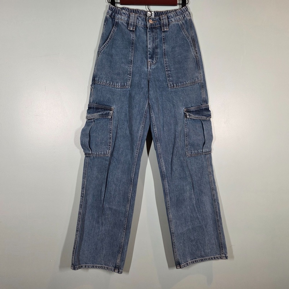 BDG‎ Urban Outfitters Carpenter Jeans Women Sz 27x32 High-Rise Baggy 100% Cotton